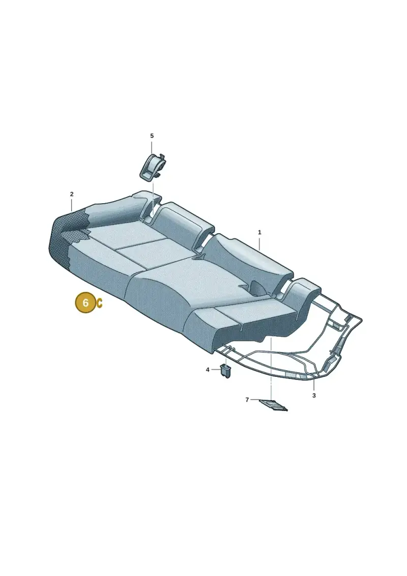 5L0881743 — Audi A5 Limousine (2024-2025) diagram 8wh885000, position 6