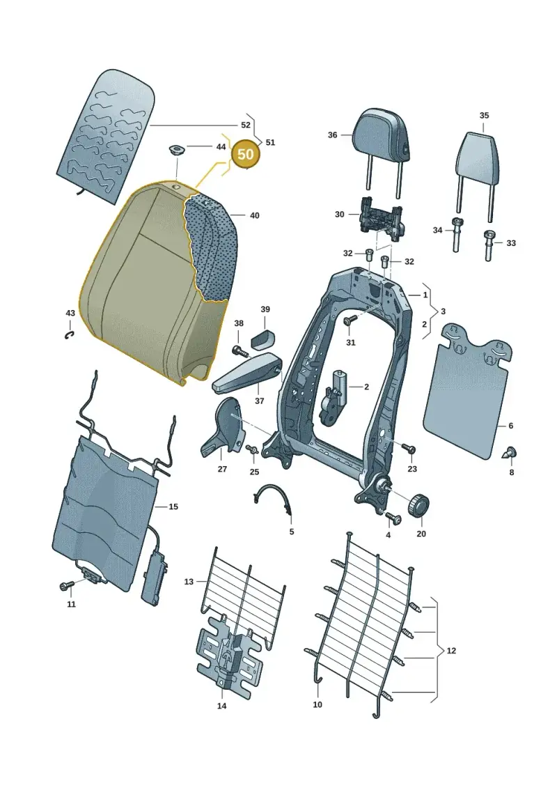 5LA881806ENXVK — Skoda Enyaq (2020-2021) diagram 11a881500, position 50