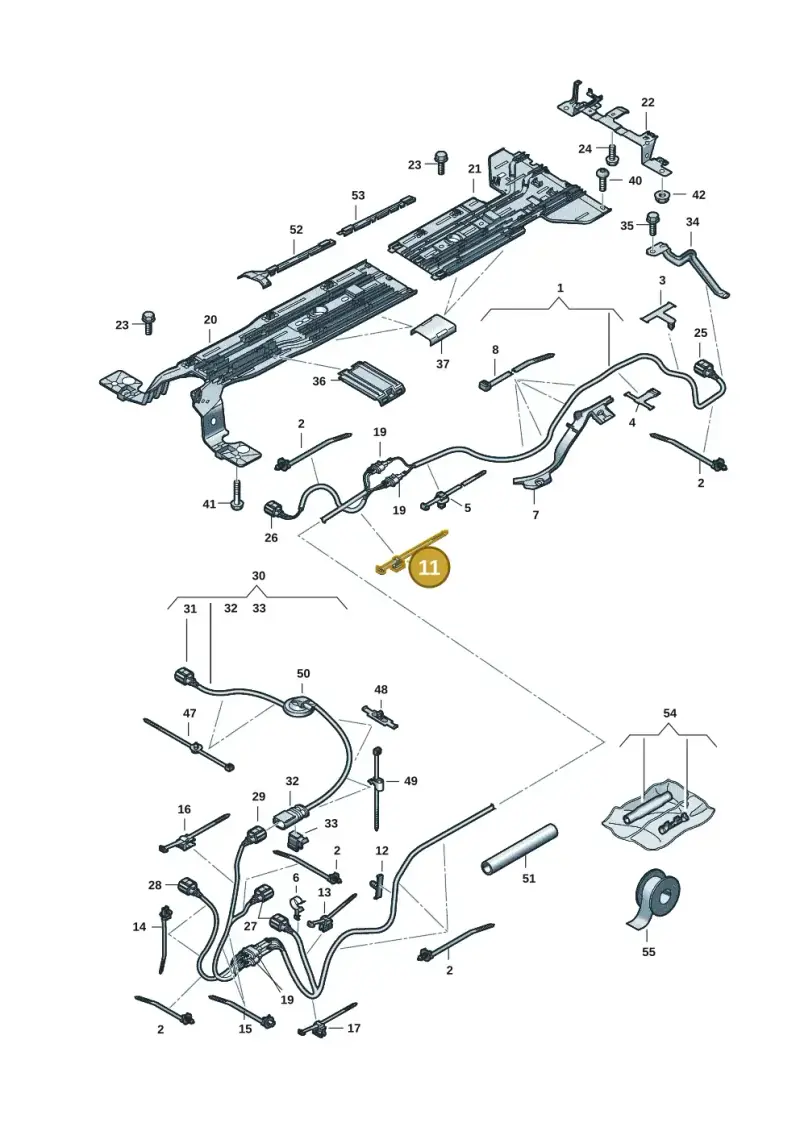 5M0971838A — Skoda Enyaq (2020-) diagram 11a970012, position 11