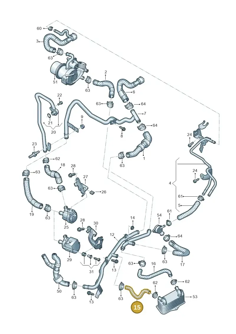 5N0121086J — Skoda Kodiaq (2018-2022) diagram 793121370, position 15
