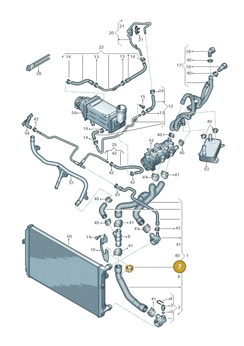 5N0121093C — Skoda Kodiaq (2024-) diagram 884121305, position 7