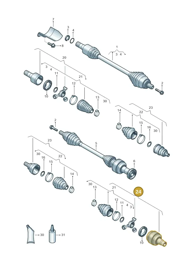 5N0498103CX — Skoda Kodiaq (2018-2022) diagram 634407620, position 24