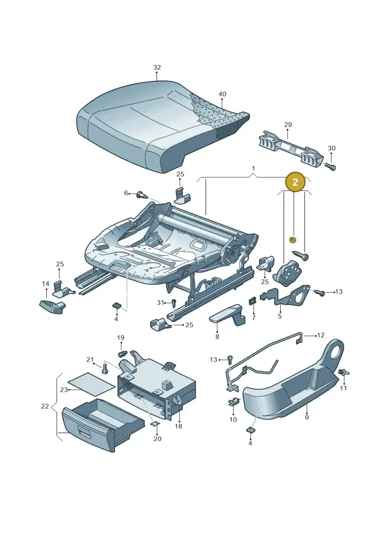 5N0881054 — Skoda Yeti (2013-2017) diagram 666881010, position 2