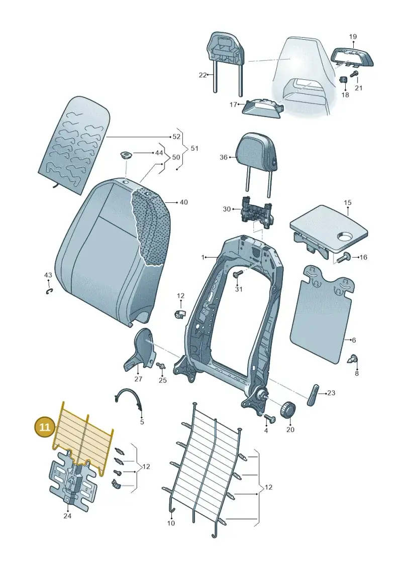 5N0881703A — Skoda Kamiq (2019-) diagram 584881050, position 11