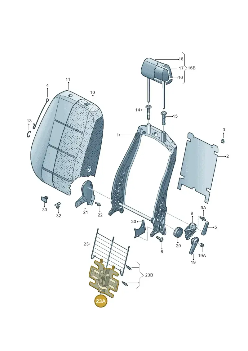 5N0881880H — Skoda Octavia (2017-2020) diagram 753881500, position 23A