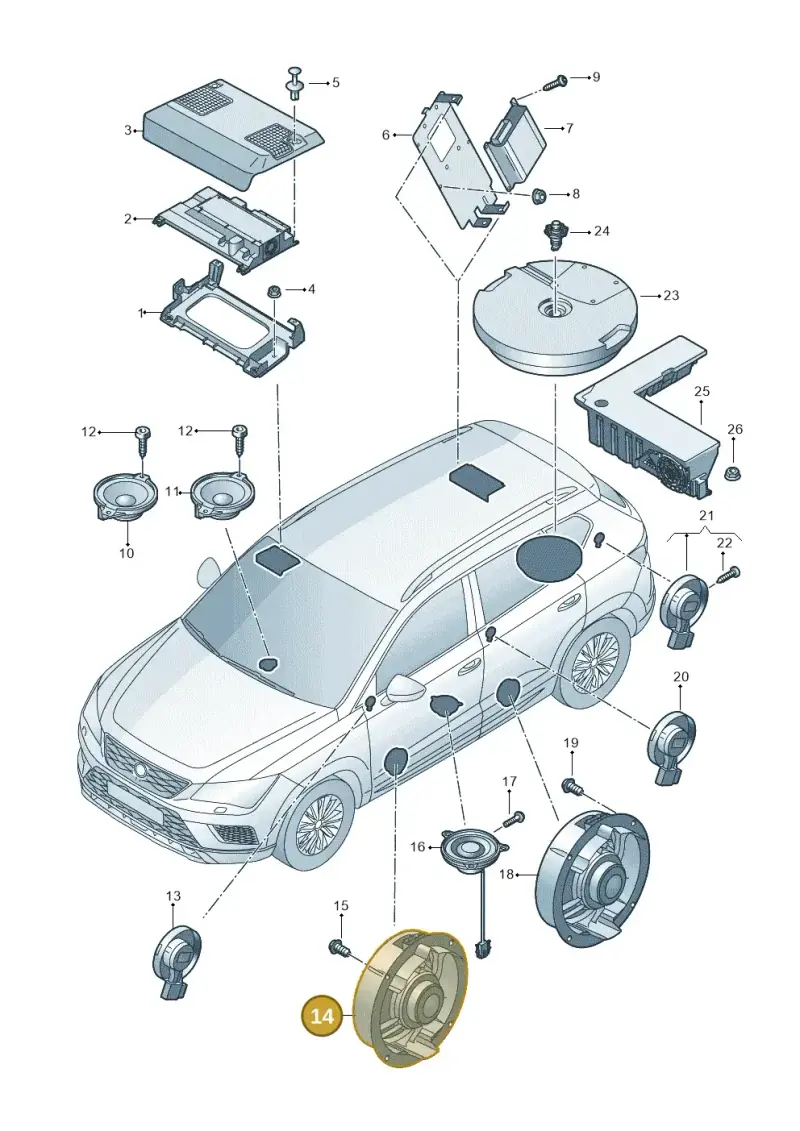 5NA035454A — Skoda Kodiaq (2024-) diagram 57h035035, position 14