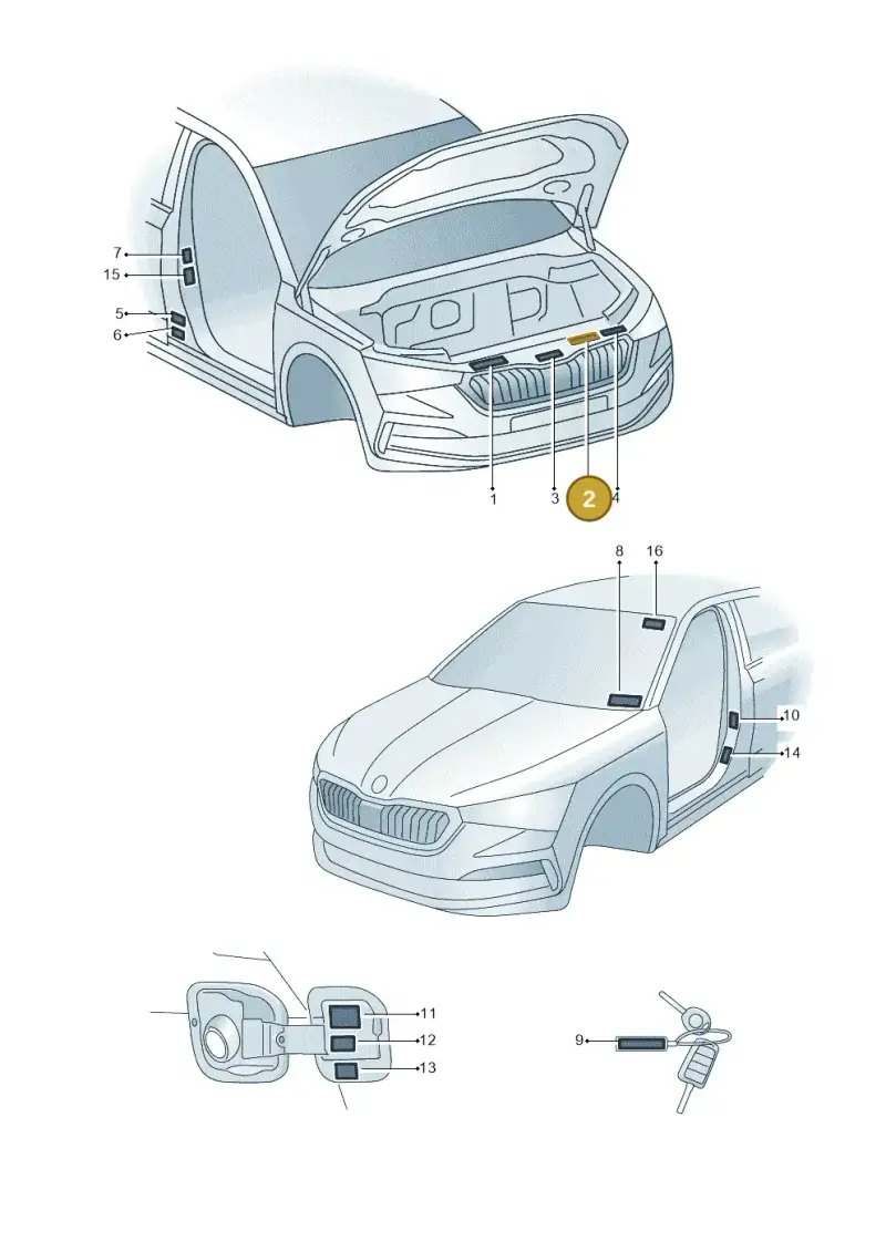 5Q0010008D — Skoda Kodiaq (2018-2022) diagram 804010010, position 2