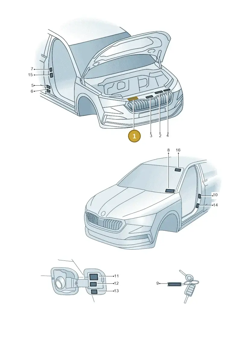 5Q0010014C — Skoda Kodiaq (2018-2022) diagram 804010010, position 1