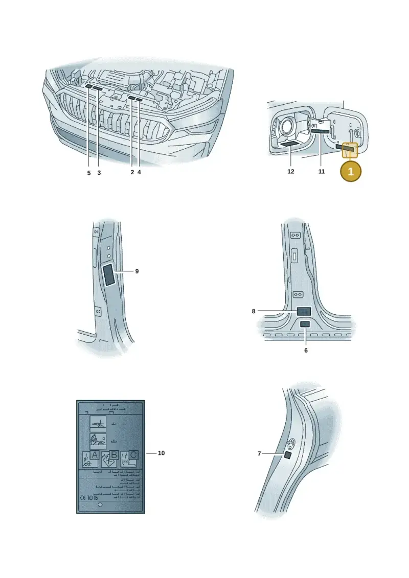 5Q0010014J — Skoda Kodiaq (2024-) diagram 57h010010, position 1