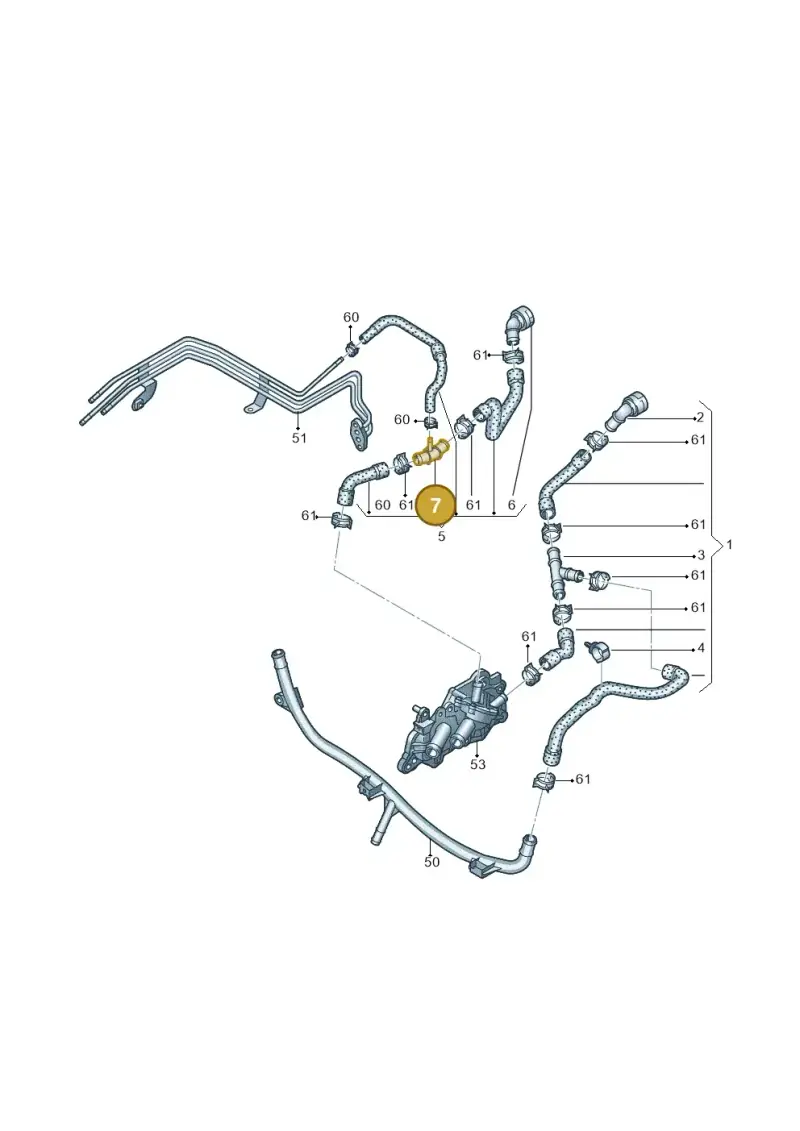 5Q0121087F — Skoda Octavia (2017-2020) diagram 746121220, position 7