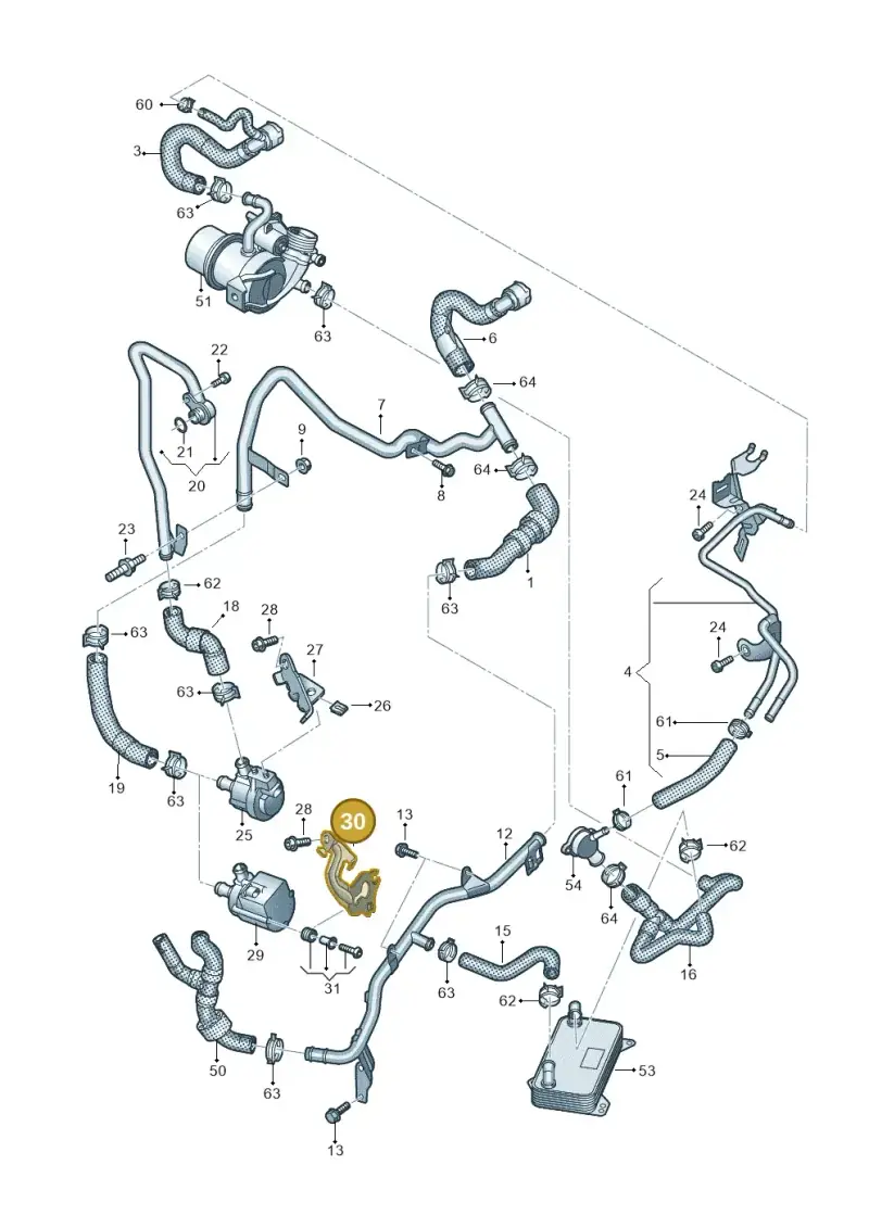5Q0121093AL — Skoda Kodiaq (2024-) diagram 828121000, position 30