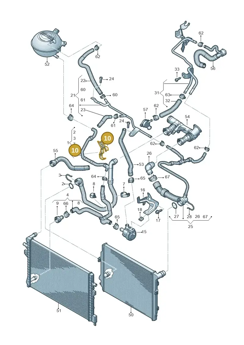 5Q0121093CN — Skoda Kodiaq (2024-) diagram 884121790, position 10