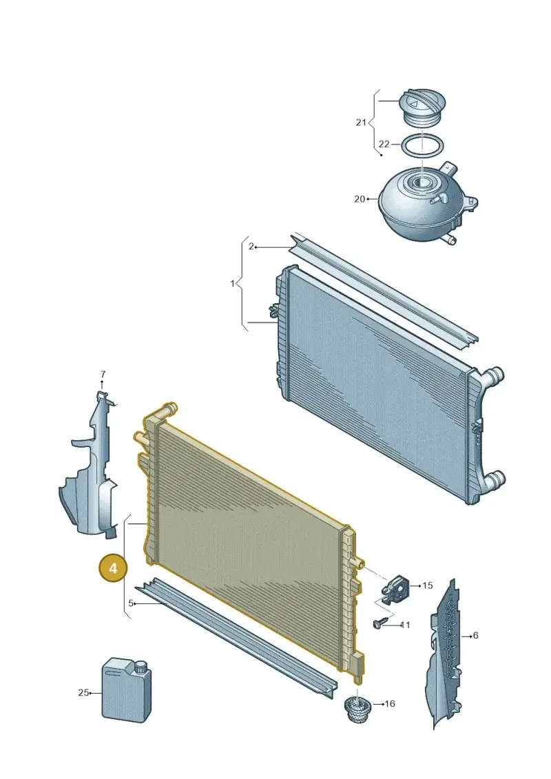 5Q0121251GF — Skoda Superb Combi (2015-2024) diagram 746121730, position 4