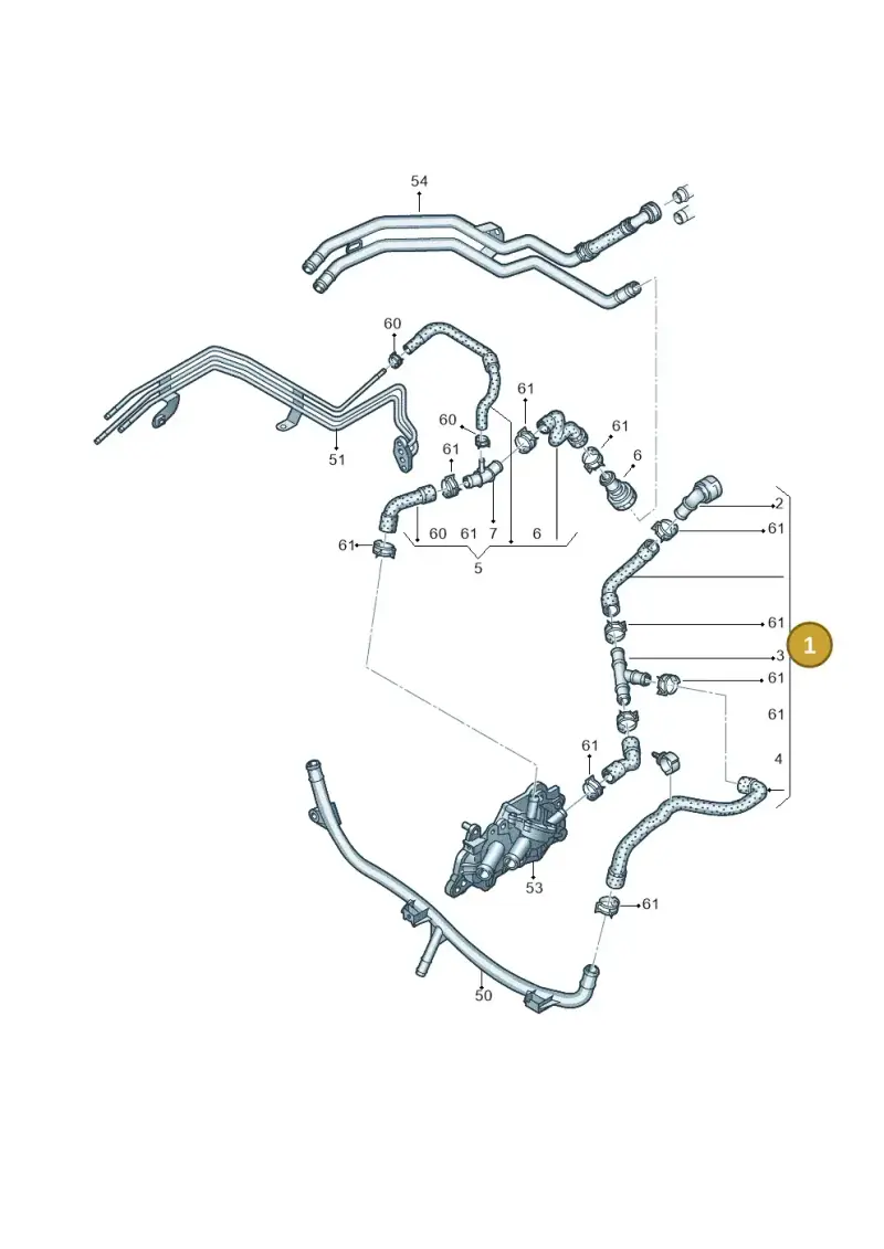 5Q0122073AN — Skoda Superb Combi (2015-2024) diagram 746121240, position 1