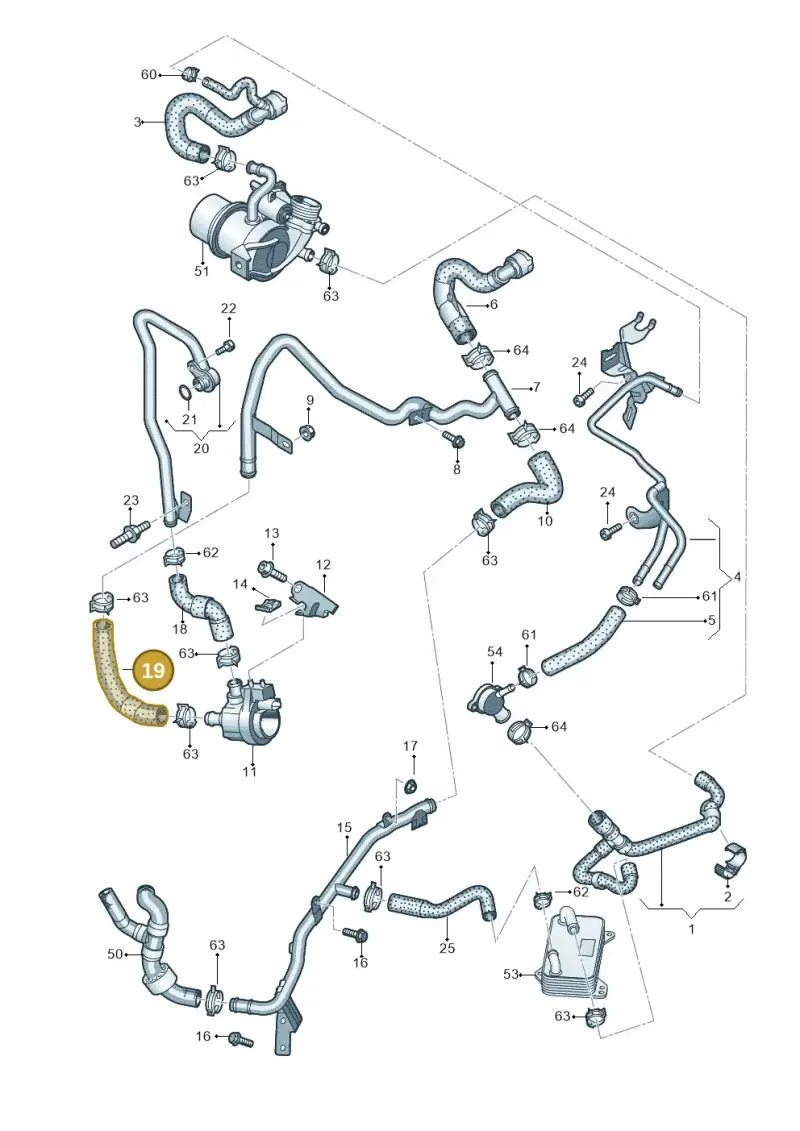 5Q0122073BC — Skoda Karoq (2017-2022) diagram 890121670, position 19