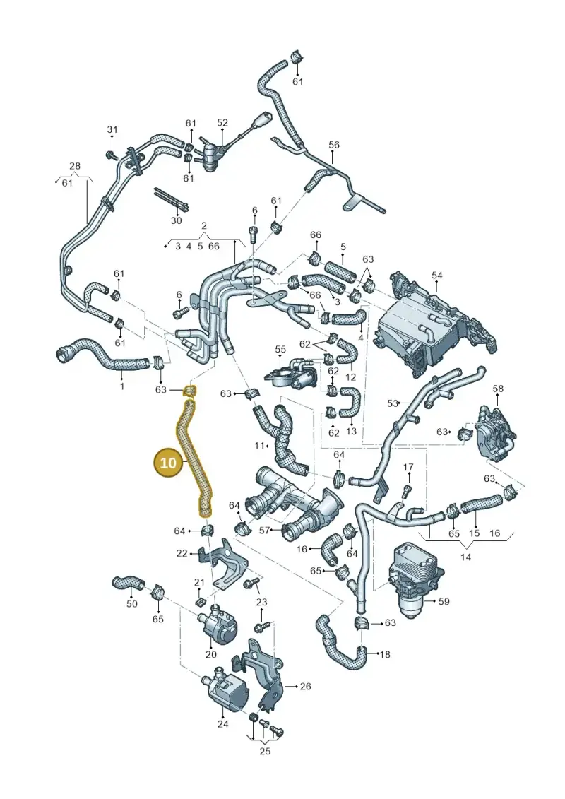 5Q0122101CK — Skoda Kamiq (2019-) diagram 837121110, position 10