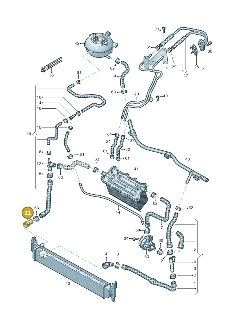 5Q0122291DH — Skoda Kamiq (2019-) diagram 837121000, position 11