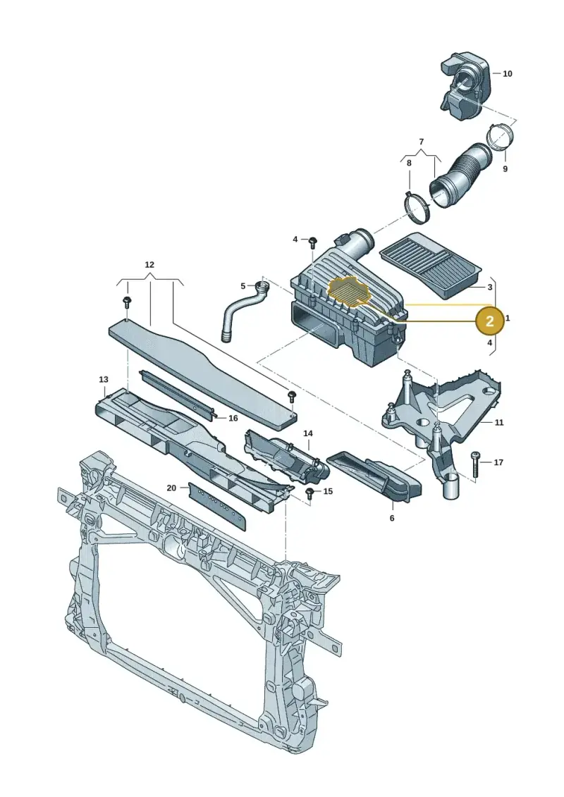 5Q0129620E — Skoda Kodiaq (2024-) diagram 7t0129050, position 2