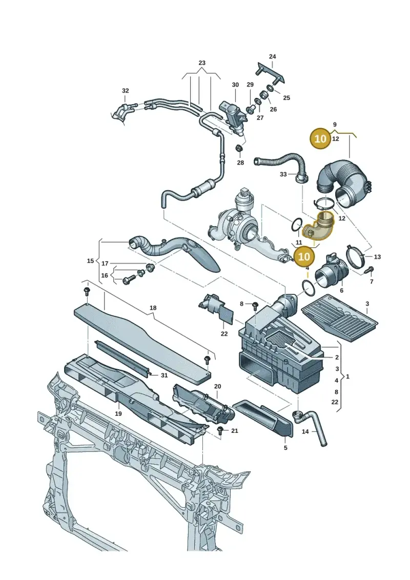 5Q0129635C — Skoda Kodiaq (2024-) diagram 57x129300, position 10