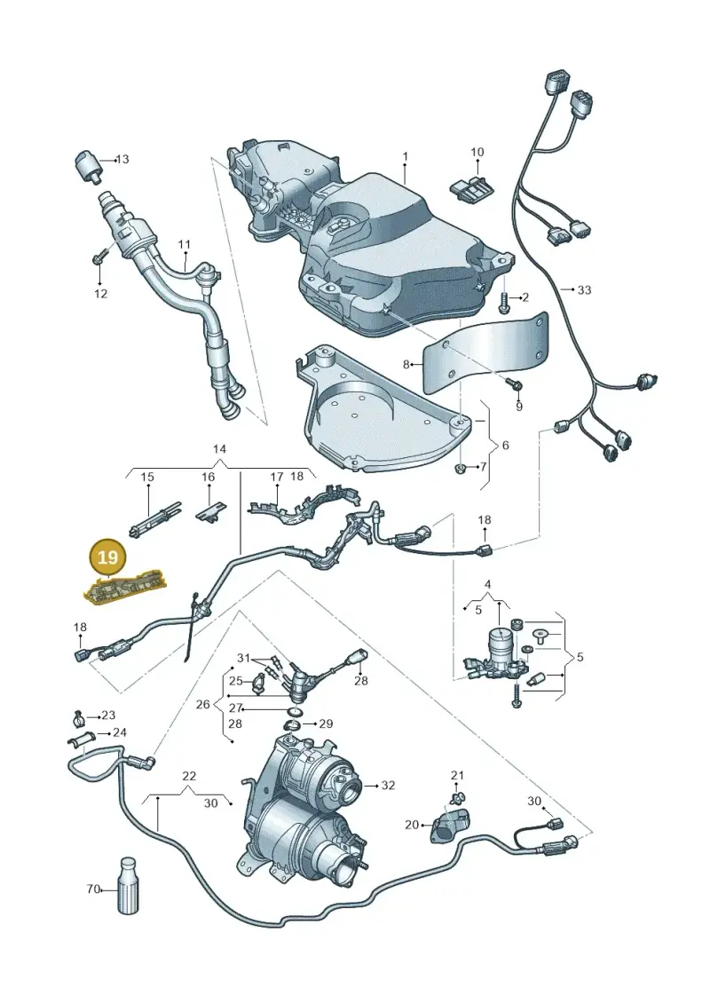 5Q0131327S — Skoda Karoq (2017-2022) diagram 834201100, position 19