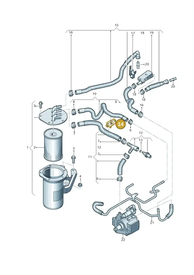 5Q0133687K — Skoda Kamiq (2019-) diagram 884127000, position 14