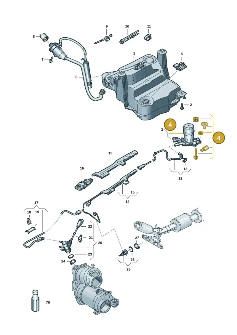 5Q0198975 — Skoda Superb Combi (2023-) diagram 793253058, position 4