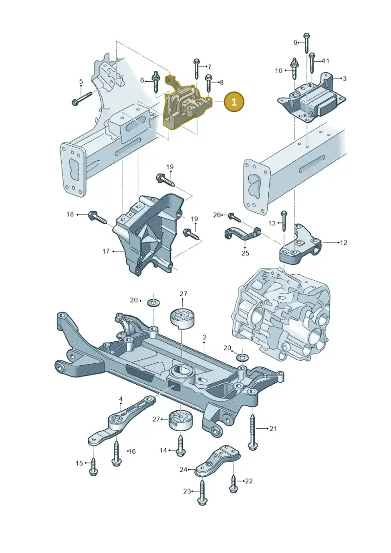 5Q0199262BD — Skoda Octavia (2012-2017) diagram 753199050, position 1