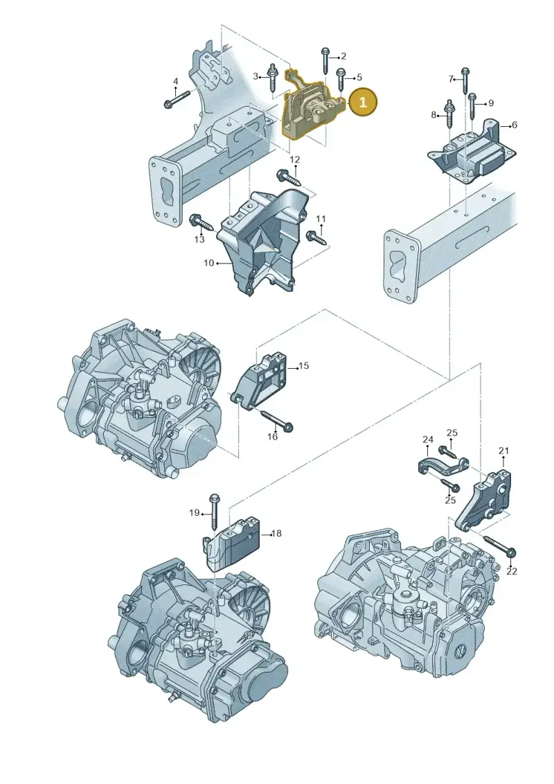 5Q0199262CK — Skoda Octavia (2017-2020) diagram 746199250, position 1