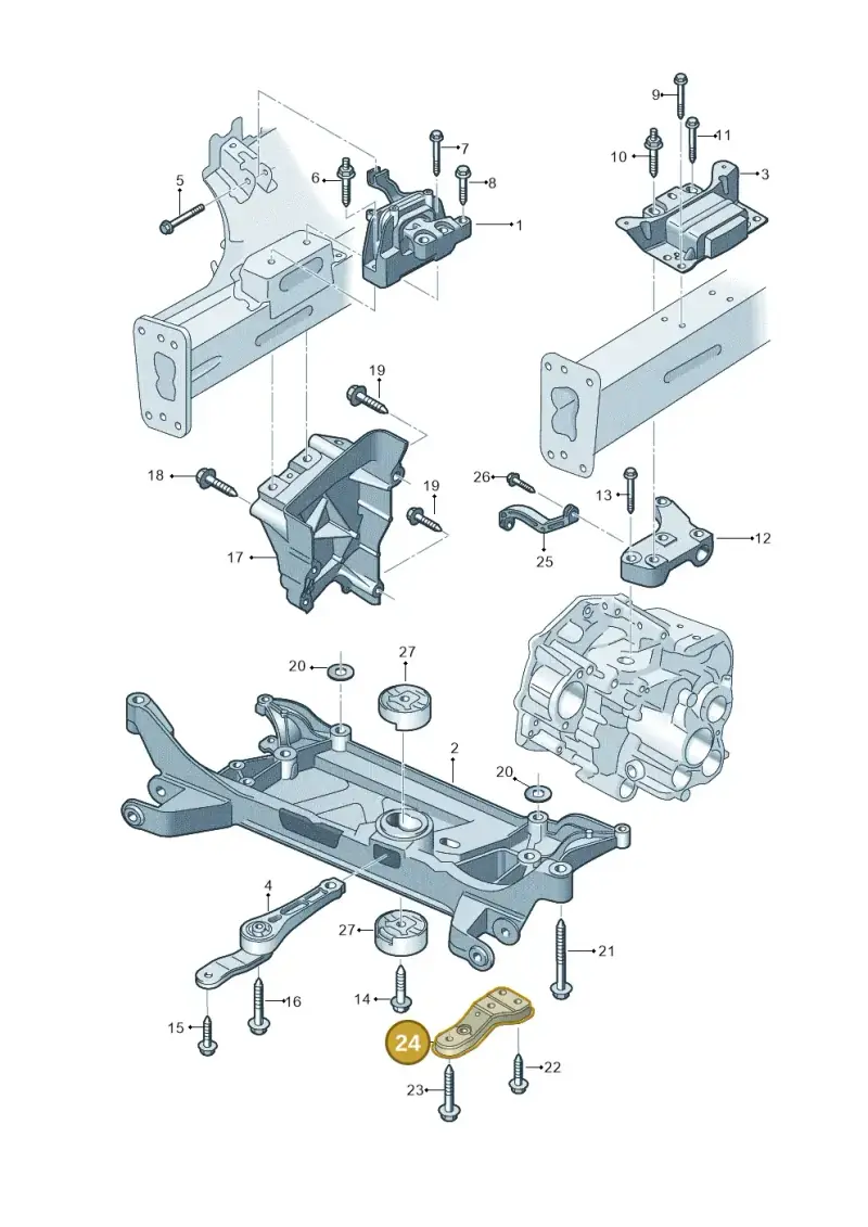5Q0199517D — Skoda Octavia (2012-2017) diagram 753199050, position 24