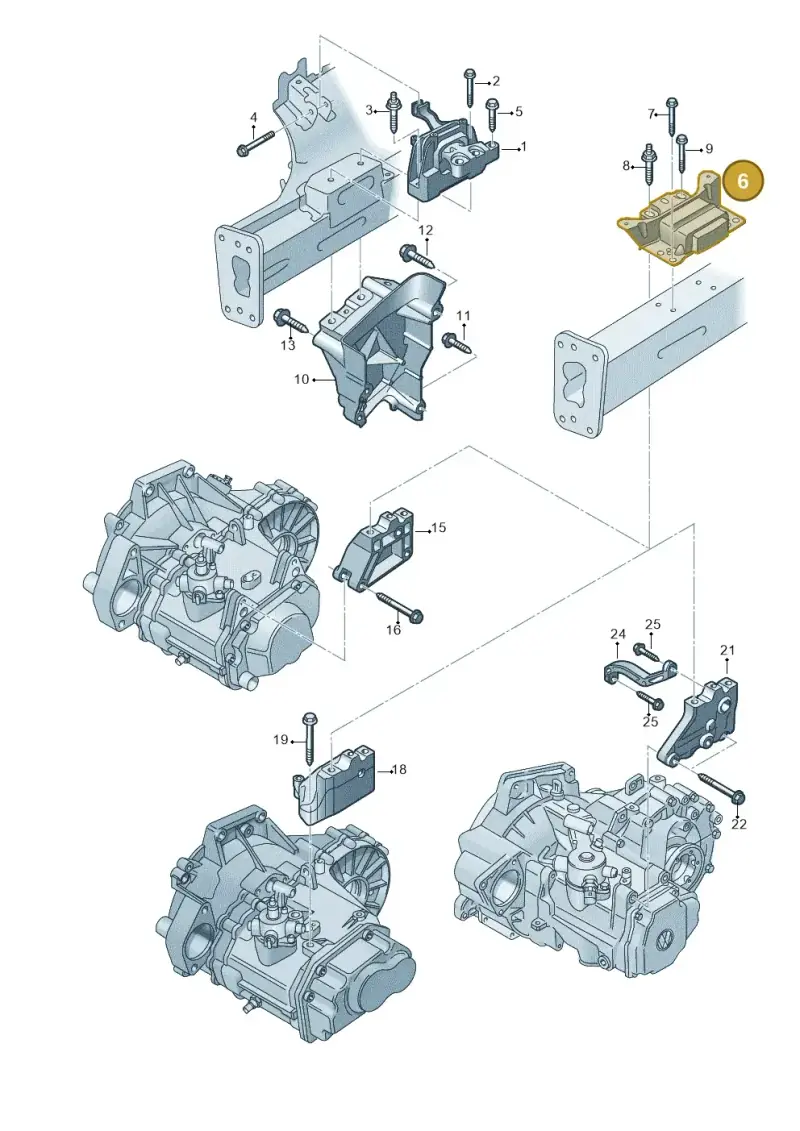 5Q0199555BD — Skoda Octavia (2017-2020) diagram 746199250, position 6