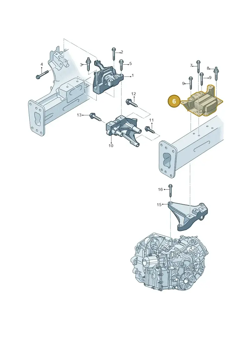5Q0199555S — Skoda Superb Combi (2015-2024) diagram 793199400, position 6