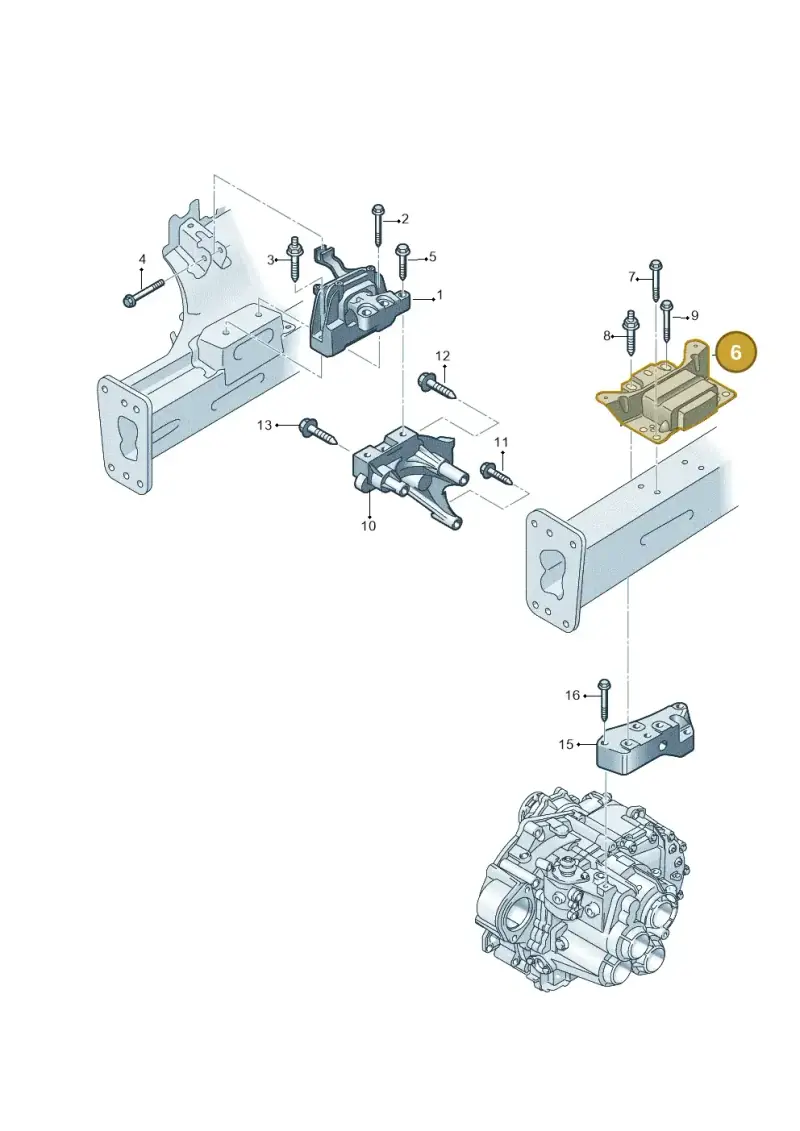 5Q0199555T — Skoda Octavia (2017-2020) diagram 746199300, position 6