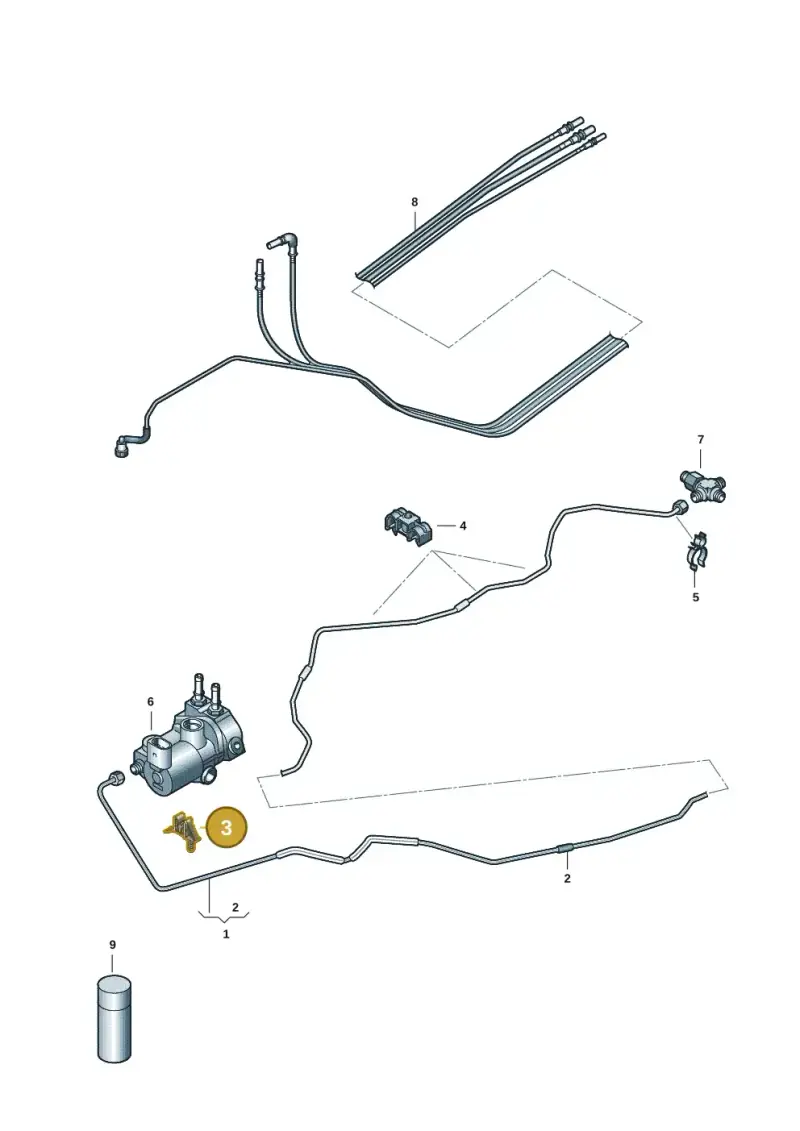 5Q0201278E — Skoda Octavia (2019-2024) diagram 5h0201000, position 3