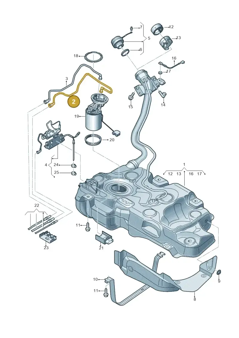 5Q0201294G — Skoda Karoq (2017-2022) diagram 746201600, position 2