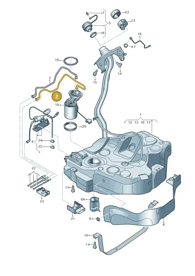 5Q0201294M — Skoda Octavia (2019-2024) diagram 585201075, position 2