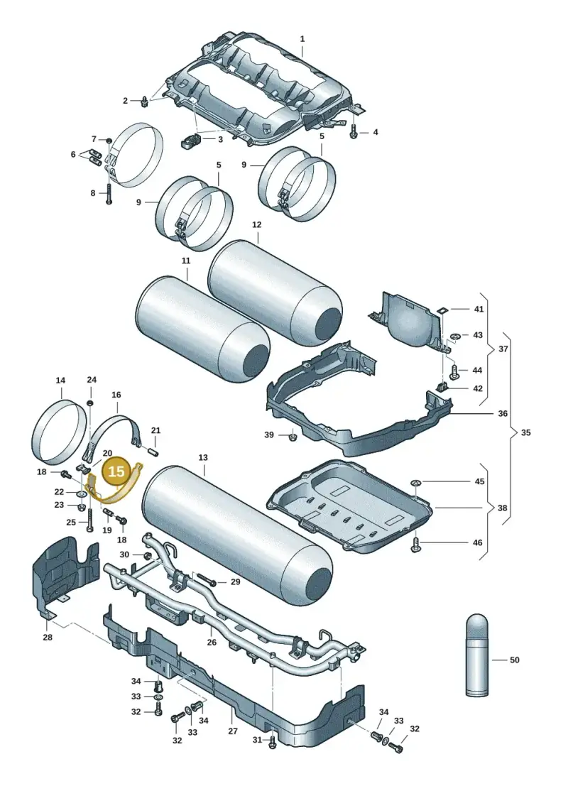 5Q0201655L — Skoda Octavia (2019-2024) diagram 5h0201010, position 15
