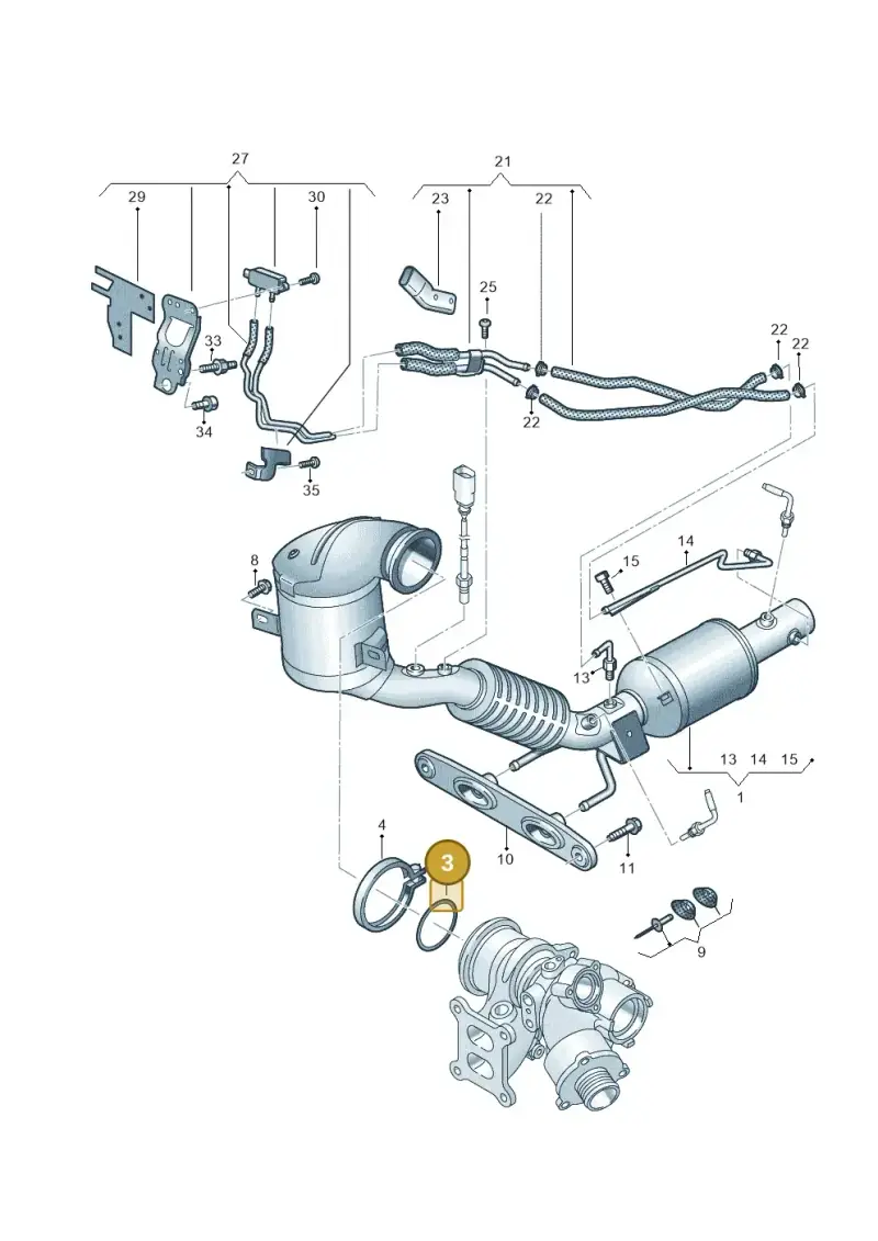 5Q0253115C — Skoda Octavia (2019-2024) diagram 585253055, position 3