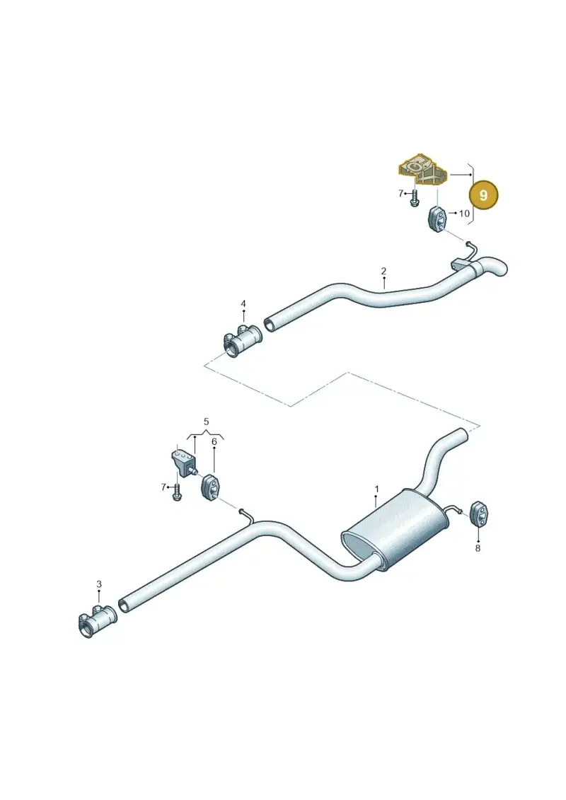 5Q0253144M — Skoda Superb Combi (2023-) diagram 793253800, position 9