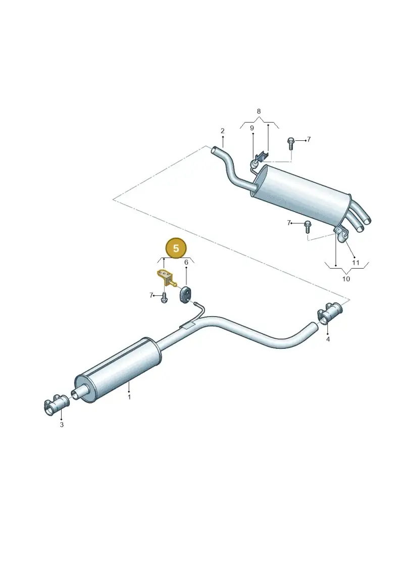 5Q0253144R — Skoda Octavia (2019-2024) diagram 585253220, position 5
