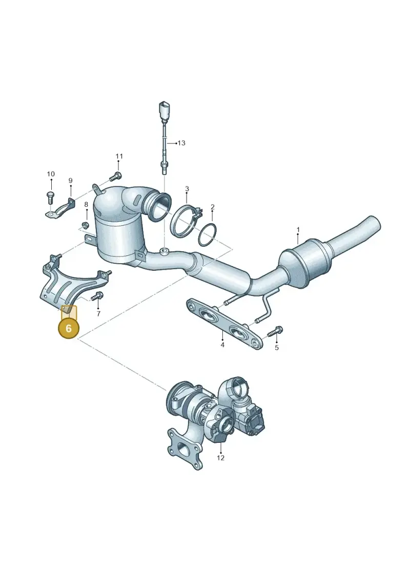 5Q0253249A — Skoda Octavia (2019-2024) diagram 793253200, position 6