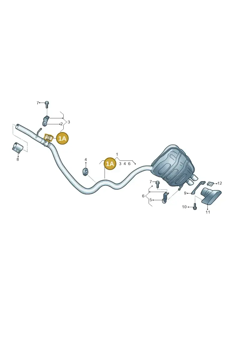 5Q0253692B — Skoda Octavia (2019-2024) diagram 585253260, position 1A