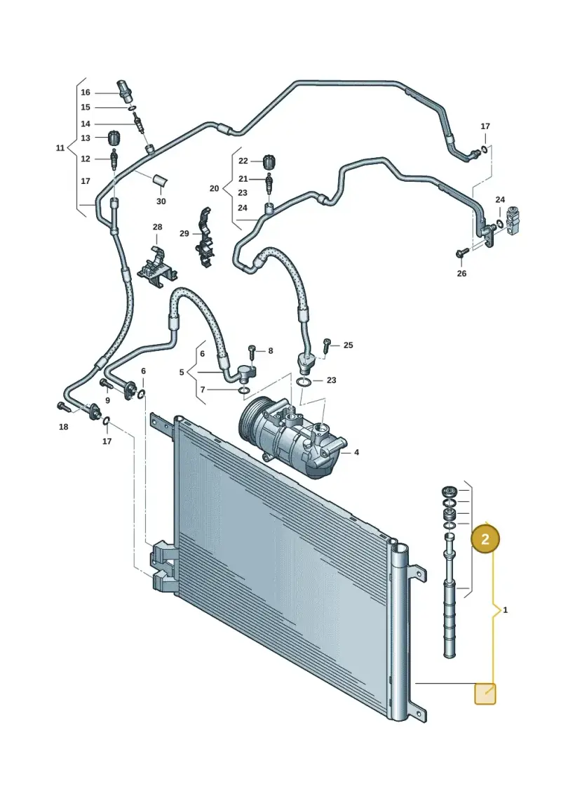 5Q0298403C — Skoda Fabia (2021-) diagram 6vn260050, position 2