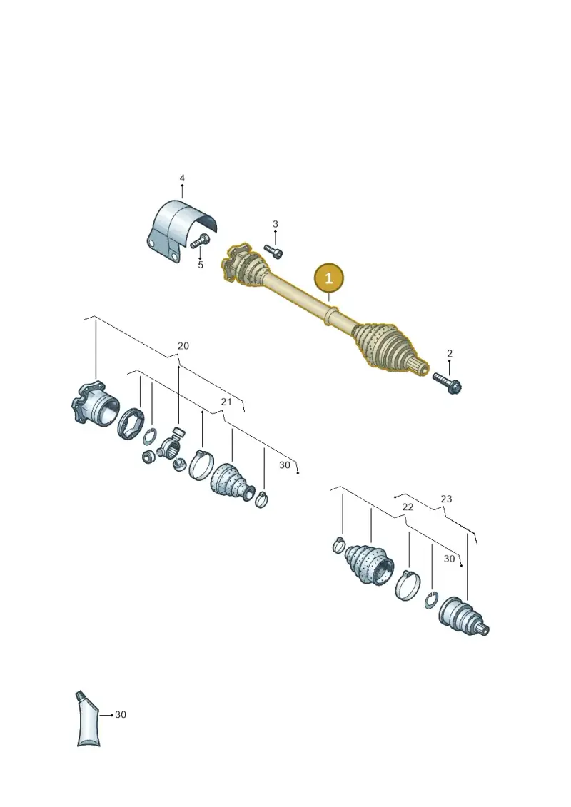5Q0407271L — Skoda Octavia (2017-2020) diagram 827407250, position 1