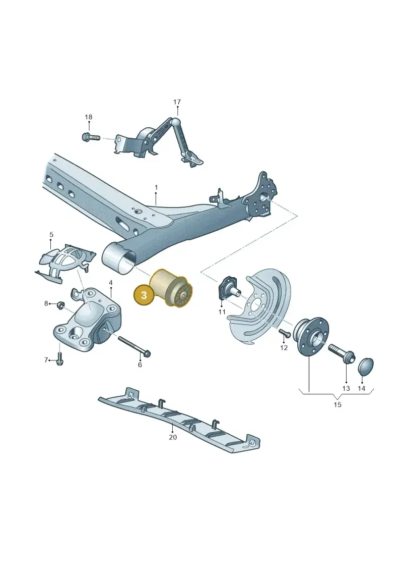 5Q0501541E — Skoda Kamiq (2019-) diagram 837500200, position 3