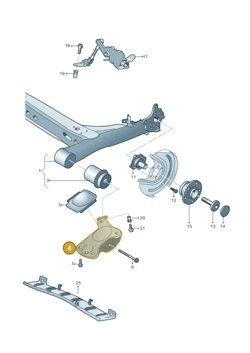 5Q0501545D — Skoda Octavia (2019-2024) diagram 827500020, position 4