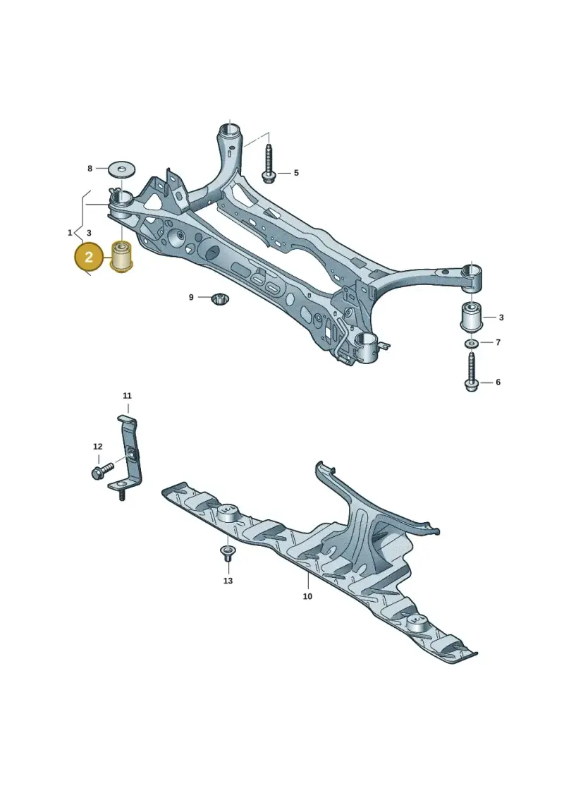 5Q0505145J — Skoda Superb Combi (2023-) diagram 3j0505000, position 2