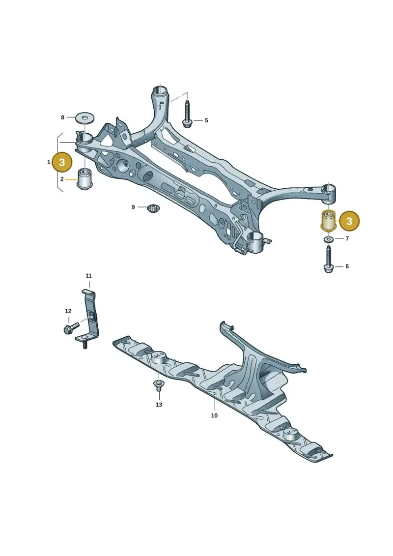 5Q0505145K — Skoda Superb Combi (2023-) diagram 3j0505000, position 3