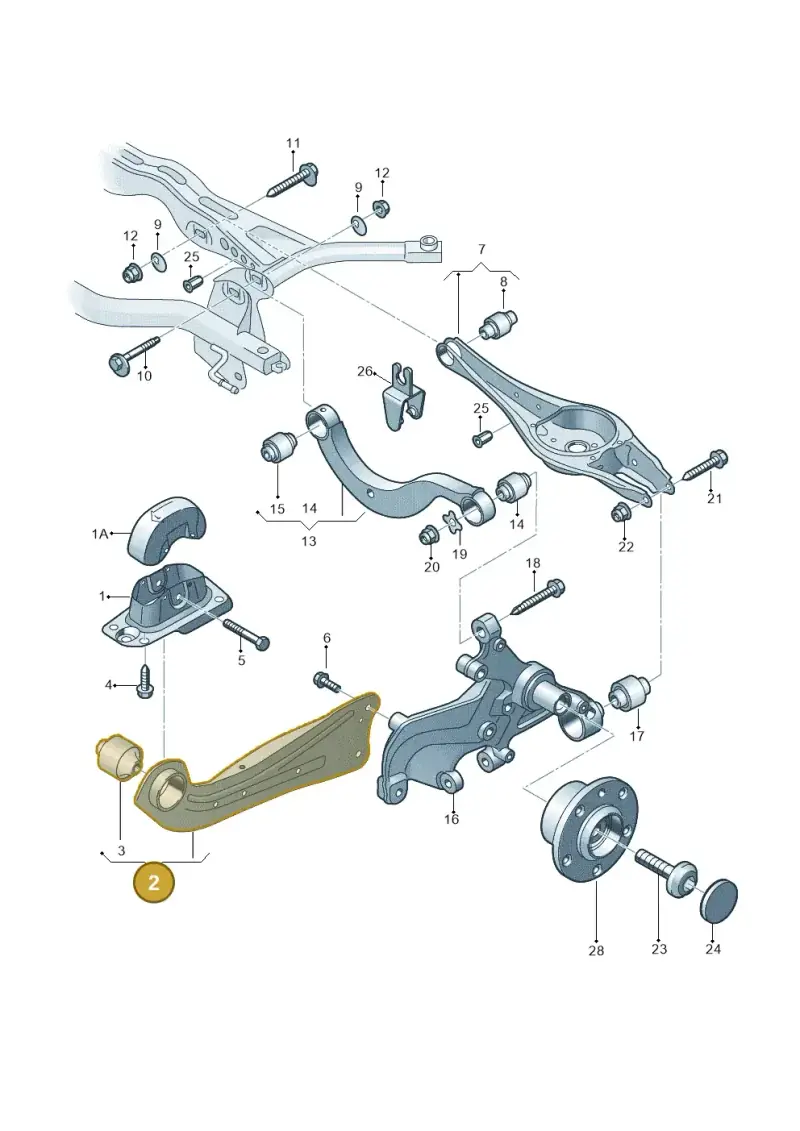 5Q0505224D — Skoda Octavia (2019-2024) diagram 827505005, position 2