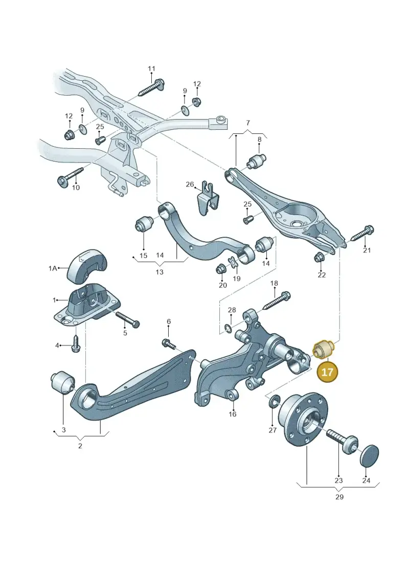 5Q0505553 — Skoda Superb Combi (2015-2024) diagram 793505050, position 17