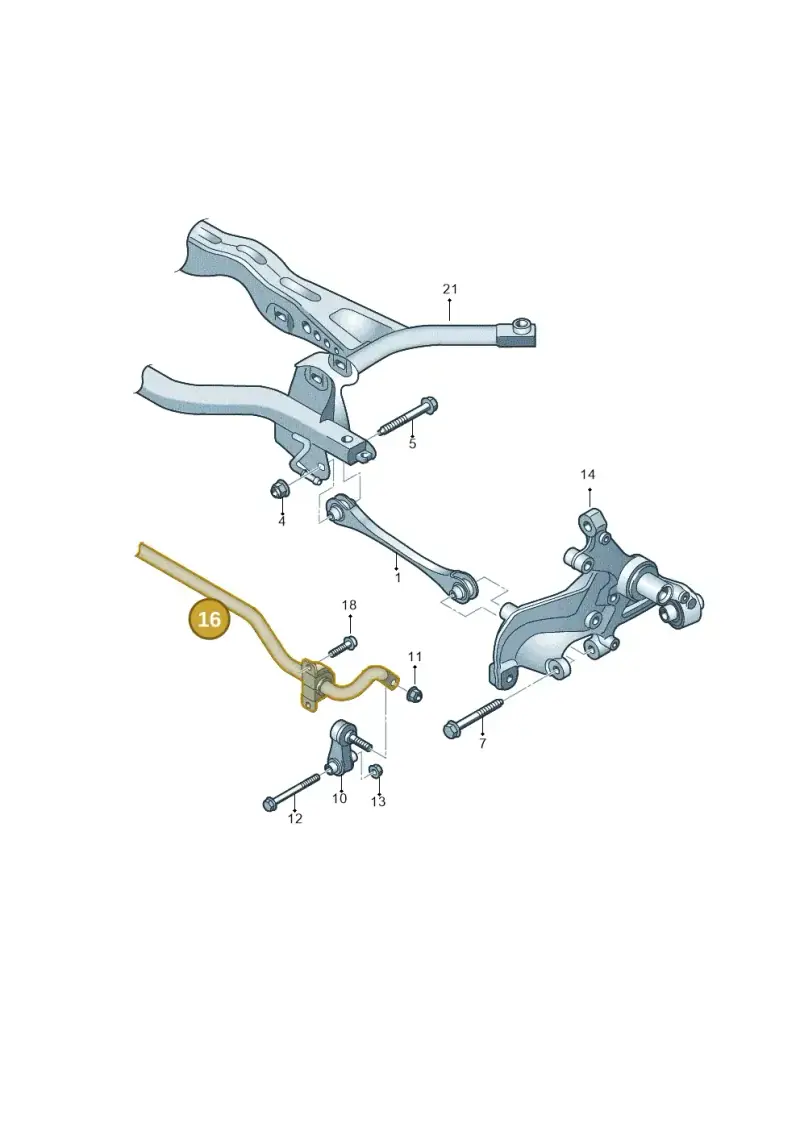 5Q0511305AR — Skoda Octavia (2017-2020) diagram 745501200, position 16